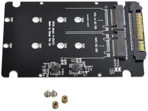 WRIARICH SFF-8639 U.2 NVMe to Combo NGFF M.2 M-Key SSD Adapter, Dual-Slot PCIe NVMe + SATA M.2 Converter for Motherboard Storage Upgrade, Compatible with Intel 750, P3600, P3700 U.2 Enterprise SSD WRIARICH SFF-8639 U.2 NVMe to Combo NGFF M.2 M-Key SSD Adapter, Dual-Slot PCIe NVMe + SATA M.2 Converter for Motherboard Storage Upgrade, Compatible with Intel 750, P3600, P3700 U.2 Enterprise SSD