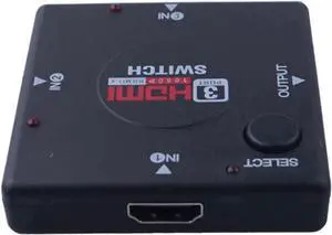 WRIARICH 3 in 1 Out Manual HDMI Switch, 3-Port 1080P Full HD HDMI Switcher Manual Selector, Supports 1920x1080 Video for DVD Players, PC, Laptops and All HDMI Devices WRIARICH 3 in 1 Out Manual HDMI Switch, 3-Port 1080P Full HD HDMI Switcher Manual Selector, Supports 1920x1080 Video for DVD Players, PC, Laptops and All HDMI Devices
