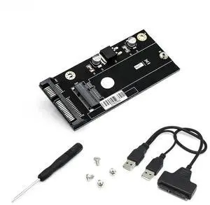 WRIARICH 20+6 Pin X1 Carbon SSD to SATA & USB 3.0 Adapter Card, ThinkPad X1 Carbon Proprietary SSD Converter to Standard SATA 2.5 Interface, USB External Storage Add-On Card for Data Backup WRIARICH 20+6 Pin X1 Carbon SSD to SATA & USB 3.0 Adapter Card, ThinkPad X1 Carbon Proprietary SSD Converter to Standard SATA 2.5 Interface, USB External Storage Add-On Card for Data Backup