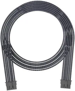 WRIARICH PCIe 5.0 12VHPWR 16Pin(12+4) Black Sleeved Male to Male Modular PSU Cable, 16AWG for RTX 3090Ti 4080 4090 GPUs WRIARICH PCIe 5.0 12VHPWR 16Pin(12+4) Black Sleeved Male to Male Modular PSU Cable, 16AWG for RTX 3090Ti 4080 4090 GPUs