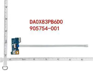 WRIARICH Power Switch Button Board DA0X83PB6D0 905754-001 for HP ProBook 450 G4/455 G4/470 G4/475 G4 WRIARICH Power Switch Button Board DA0X83PB6D0 905754-001 for HP ProBook 450 G4/455 G4/470 G4/475 G4
