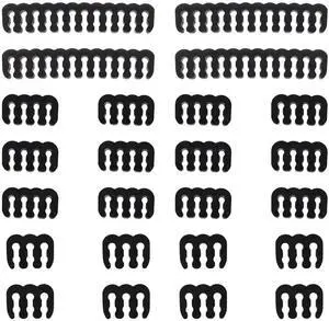 WRIARICH 24PCS Black Cable Combs for PC Wire Management, Multiple Sizes for 6/8/18AWG Cables WRIARICH 24PCS Black Cable Combs for PC Wire Management, Multiple Sizes for 6/8/18AWG Cables