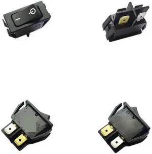 WRIARICH 1552 T100 Rocker Switch 30×15mm, 4Pin 2Position, Max 16A 250VAC, 5100A Panel Switch WRIARICH 1552 T100 Rocker Switch 30×15mm, 4Pin 2Position, Max 16A 250VAC, 5100A Panel Switch