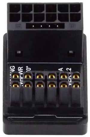 WRIARICH 360° Rotatable Down-Angled 12VHPWR 16Pin Direction-Changing Adapter, ATX3.0 PCIe5.0 for RTX 4080/5090Ti WRIARICH 360° Rotatable Down-Angled 12VHPWR 16Pin Direction-Changing Adapter, ATX3.0 PCIe5.0 for RTX 4080/5090Ti