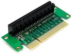 WRIARICH 90 Degree Left-Angle PCIe X8 Riser Card PCI Express X8 Socket Converter Adapter For 1U Server PC WRIARICH 90 Degree Left-Angle PCIe X8 Riser Card PCI Express X8 Socket Converter Adapter For 1U Server PC