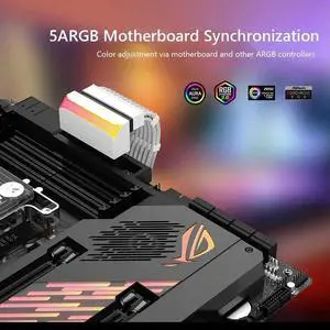 WRIARICH 90 Degree ATX 24Pin Motherboard Power Connector with 5V 3-Pin ARGB, PC Modding Mount Adapter WRIARICH 90 Degree ATX 24Pin Motherboard Power Connector with 5V 3-Pin ARGB, PC Modding Mount Adapter