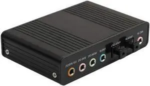WRIARICH USB 2.0 External 5.1 Surround Sound Card Adapter, 6 Channel Optical S/PDIF Audio External Sound Card WRIARICH USB 2.0 External 5.1 Surround Sound Card Adapter, 6 Channel Optical S/PDIF Audio External Sound Card