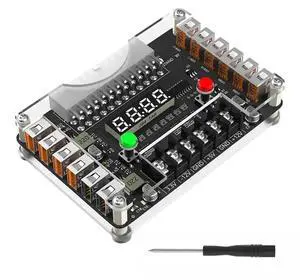 WRIARICH 12 Ports ATX 24Pin Power Supply Breakout Board Module, Multi Output 3.3V 5V 12V -12V USB 3A Power Breakout Board for DIY Electronic Projects WRIARICH 12 Ports ATX 24Pin Power Supply Breakout Board Module, Multi Output 3.3V 5V 12V -12V USB 3A Power Breakout Board for DIY Electronic Projects