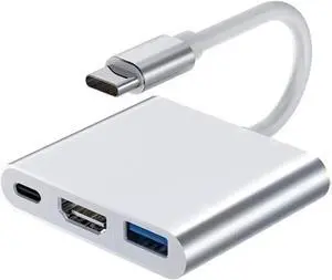 USB C Multiport AV Converter Cable with 4K HDMI, USB 3.0 Data & PD Charging Port, Thunderbolt 3 Type C to HDMI Adapter Compatible with MacBook Pro 13/15, Chromebook Pixel, XPS13, Samsung Galaxy S8/S9/ USB C Multiport AV Converter Cable with 4K HDMI, USB 3.0 Data & PD Charging Port, Thunderbolt 3 Type C to HDMI Adapter Compatible with MacBook Pro 13/15, Chromebook Pixel, XPS13, Samsung Galaxy S8/S9/