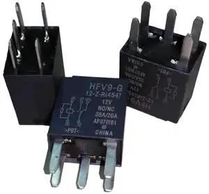 WRIARICH 1PC HFV9-G Automotive Relay 5Pin 35A, Optional 12V HFV9-G 12-Z-R(454) / 24V HFV9-G 24-ZS-R(257), Model V9-1C-12V/24V 35A SPDT Auto Relay WRIARICH 1PC HFV9-G Automotive Relay 5Pin 35A, Optional 12V HFV9-G 12-Z-R(454) / 24V HFV9-G 24-ZS-R(257), Model V9-1C-12V/24V 35A SPDT Auto Relay