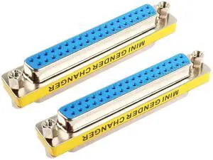 2 Pack DB37 Female to Female Gender Changer, D-SUB 37Pin Serial Cable Coupler Connector for Industrial Control, Testing & Storage Equipment2 Pack DB37 Female to Female Gender Changer, D-SUB 37Pin Seri 2 Pack DB37 Female to Female Gender Changer, D-SUB 37Pin Serial Cable Coupler Connector for Industrial Control, Testing & Storage Equipment2 Pack DB37 Female to Female Gender Changer, D-SUB 37Pin Seri