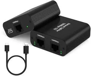 WRIARICH 1 to 2 Port RJ45 Ethernet Splitter with USB Power Cable, 100Mbps Network Splitter Adapter, Supports Cat5 Cat5e Cat6 Cat7 LAN Cables for 2 Devices Simultaneous Connection WRIARICH 1 to 2 Port RJ45 Ethernet Splitter with USB Power Cable, 100Mbps Network Splitter Adapter, Supports Cat5 Cat5e Cat6 Cat7 LAN Cables for 2 Devices Simultaneous Connection