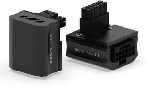 WRIARICH 90 Degree RVS-Type 12VHPWR 12+4Pin GPU Power Adapter, Max 600W Output, Black, 1 Pack, Compatible with RTX 4090, 4080, 4070Ti Graphics Cards WRIARICH 90 Degree RVS-Type 12VHPWR 12+4Pin GPU Power Adapter, Max 600W Output, Black, 1 Pack, Compatible with RTX 4090, 4080, 4070Ti Graphics Cards