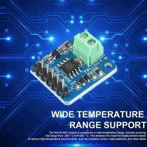 WRIARICH MAX31855 K-Type Thermocouple Breakout Board, Digital Temperature Sensor Module, Measuring Range -200 ~ +1350 WRIARICH MAX31855 K-Type Thermocouple Breakout Board, Digital Temperature Sensor Module, Measuring Range -200 ~ +1350