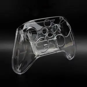 WRIARICH Transparent Shockproof Controller Protective Case with Anti-Slip Texture, Travel Carry Skin Cover Compatible with Xbox Series X/S Gamepad WRIARICH Transparent Shockproof Controller Protective Case with Anti-Slip Texture, Travel Carry Skin Cover Compatible with Xbox Series X/S Gamepad