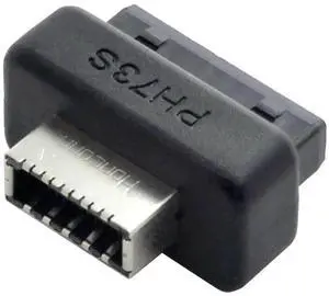 WRIARICH Overmolded USB 3.1 Gen2 Type-E Key-A Female to USB 3.0 20Pin Male Header Adapter, Motherboard Front Panel Internal Extension Converter WRIARICH Overmolded USB 3.1 Gen2 Type-E Key-A Female to USB 3.0 20Pin Male Header Adapter, Motherboard Front Panel Internal Extension Converter