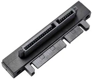 WRIARICH 90-Degree Downward Angled SATA 22Pin (7+15) Male to Female Extension Adapter, SATA 22P All-in-One Signal & Power Converter for SSD/HDD WRIARICH 90-Degree Downward Angled SATA 22Pin (7+15) Male to Female Extension Adapter, SATA 22P All-in-One Signal & Power Converter for SSD/HDD