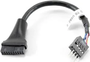WRIARICH 4 Inch USB 3.0 20-Pin Motherboard Header Female to USB 2.0 8-Pin Male Internal Adapter Cable WRIARICH 4 Inch USB 3.0 20-Pin Motherboard Header Female to USB 2.0 8-Pin Male Internal Adapter Cable