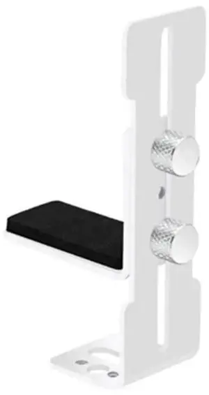 WRIARICH White Adjustable GPU Support Bracket, Graphics Card Anti-Sag Holder Mounted on 12cm Case Fan Position WRIARICH White Adjustable GPU Support Bracket, Graphics Card Anti-Sag Holder Mounted on 12cm Case Fan Position