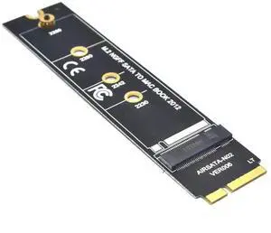 WRIARICH M.2 NGFF SATA SSD Riser Adapter Card for 2012 MacBook Air A1465 A1466 (Adapter Only) WRIARICH M.2 NGFF SATA SSD Riser Adapter Card for 2012 MacBook Air A1465 A1466 (Adapter Only)