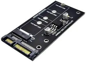 WRIARICH SATA 3 to M.2 NGFF B Key SSD Adapter Card, 7+5 Pin M.2 to SATA III Converter Support 30/42/60/80mm M.2 SSD, Black M2 SATA Expansion Card WRIARICH SATA 3 to M.2 NGFF B Key SSD Adapter Card, 7+5 Pin M.2 to SATA III Converter Support 30/42/60/80mm M.2 SSD, Black M2 SATA Expansion Card
