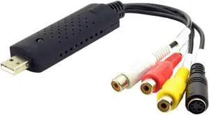 WRIARICH 4 Channel USB 2.0 Audio Video Capture Card, S-Video AV Capture Adapter for TV, DVD, VHS, DVR & Surveillance System WRIARICH 4 Channel USB 2.0 Audio Video Capture Card, S-Video AV Capture Adapter for TV, DVD, VHS, DVR & Surveillance System