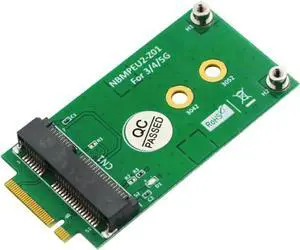 WRIARICH NGFF M.2 Key B to Mini PCI-E Adapter Card, No SIM Slot, for 3G/4G/5G GSM LTE Module Installed on Desktop PC WRIARICH NGFF M.2 Key B to Mini PCI-E Adapter Card, No SIM Slot, for 3G/4G/5G GSM LTE Module Installed on Desktop PC
