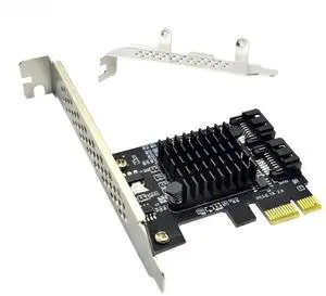 WRIARICH PCIe X1 to 2-Port SATA 3.0 Expansion Card with ASM9125 Chip, 6Gbps PCI Express SATA Controller Adapter for Desktop Hard Drives & SSD Storage Expansion WRIARICH PCIe X1 to 2-Port SATA 3.0 Expansion Card with ASM9125 Chip, 6Gbps PCI Express SATA Controller Adapter for Desktop Hard Drives & SSD Storage Expansion