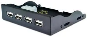 WRIARICH 4-Port USB 2.0 Front Panel Expansion Bracket, 3.5 Inch FDD Floppy Bay Mount USB Hub with 10Pin Internal Header Cable for Desktop PC Case Upgrade WRIARICH 4-Port USB 2.0 Front Panel Expansion Bracket, 3.5 Inch FDD Floppy Bay Mount USB Hub with 10Pin Internal Header Cable for Desktop PC Case Upgrade