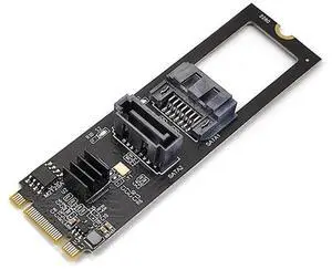 WRIARICH JMB582 M.2 B+M Key 1 to 2 SATA3 6Gbps Expansion Adapter Card for 2280 NGFF Slot WRIARICH JMB582 M.2 B+M Key 1 to 2 SATA3 6Gbps Expansion Adapter Card for 2280 NGFF Slot