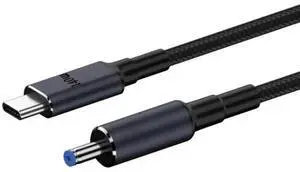 WRIARICH 1.8M 140W USB-C to DC 5.5x2.1mm Laptop Charging Cable 20V 7A PD Power Cord WRIARICH 1.8M 140W USB-C to DC 5.5x2.1mm Laptop Charging Cable 20V 7A PD Power Cord