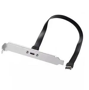 WRIARICH USB 3.2 Gen2x2 Type-E 20Pin IDC Header to USB-C Female Panel Mount Extension Cable | 20Gbps High-Speed PCI Bracket Cord for PC Rear Chassis Expansion WRIARICH USB 3.2 Gen2x2 Type-E 20Pin IDC Header to USB-C Female Panel Mount Extension Cable | 20Gbps High-Speed PCI Bracket Cord for PC Rear Chassis Expansion