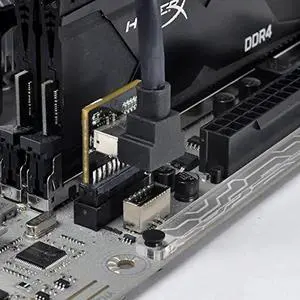 WRIARICH 19/20Pin Motherboard Header to USB 3.1 Gen2 Type-E Front Panel Adapter with Built-in Chip, Internal Type-C Port Converter for PC Chassis WRIARICH 19/20Pin Motherboard Header to USB 3.1 Gen2 Type-E Front Panel Adapter with Built-in Chip, Internal Type-C Port Converter for PC Chassis