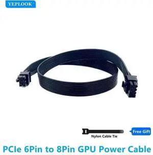 WRIARICH 6Pin to PCIe 8Pin GPU Modular Power Cable Compatible with Cooler Master Silent Pro Series PSU WRIARICH 6Pin to PCIe 8Pin GPU Modular Power Cable Compatible with Cooler Master Silent Pro Series PSU
