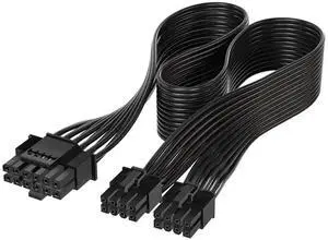 WRIARICH ATX 3.0 PCIe 5.0 12VHPWR 16Pin Modular PSU Cable to Dual ATX 8Pin, Compatible with RTX 3080 / 3090 Ti Graphics Cards WRIARICH ATX 3.0 PCIe 5.0 12VHPWR 16Pin Modular PSU Cable to Dual ATX 8Pin, Compatible with RTX 3080 / 3090 Ti Graphics Cards