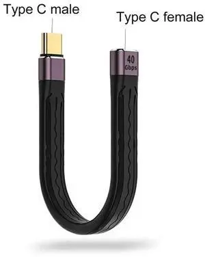 WRIARICH 13CM Short USBC to USBC Cable | USB3.1 Gen2×2 40Gbps, 100W PD & OTG Function for Portable SSD, Laptop, MacBook WRIARICH 13CM Short USBC to USBC Cable | USB3.1 Gen2×2 40Gbps, 100W PD & OTG Function for Portable SSD, Laptop, MacBook