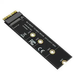 WRIARICH M.2 NGFF M-Key NVMe AHCI SSD Converter Adapter Card, Storage Upgrade Kit for MacBook Air 11" A1465 /13" A1466 Mid 2013-2017, Replace Original Apple Proprietary SSD WRIARICH M.2 NGFF M-Key NVMe AHCI SSD Converter Adapter Card, Storage Upgrade Kit for MacBook Air 11" A1465 /13" A1466 Mid 2013-2017, Replace Original Apple Proprietary SSD