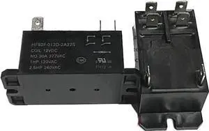 WRIARICH HF92F-012D-2A22S Power Relay, 12VDC Coil, 30A 6Pin Dual Normally Open PCB Relay, 1PCS WRIARICH HF92F-012D-2A22S Power Relay, 12VDC Coil, 30A 6Pin Dual Normally Open PCB Relay, 1PCS