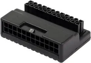 WRIARICH 90 Degree Right Angle ATX 24Pin Power Adapter Board, Male to Female L-Shaped 24 Pin ATX Converter for Desktop Motherboard PSU Cable Management WRIARICH 90 Degree Right Angle ATX 24Pin Power Adapter Board, Male to Female L-Shaped 24 Pin ATX Converter for Desktop Motherboard PSU Cable Management