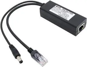 WRIARICH 48V to 12V 2A Isolated PoE Splitter Power Module, 100Mbps 10/100M Active LAN Ethernet Splitter, IEEE802.3af/at Compliant High Power PoE Separator for IP Cameras, Wireless AP, NVR Surveillance WRIARICH 48V to 12V 2A Isolated PoE Splitter Power Module, 100Mbps 10/100M Active LAN Ethernet Splitter, IEEE802.3af/at Compliant High Power PoE Separator for IP Cameras, Wireless AP, NVR Surveillance