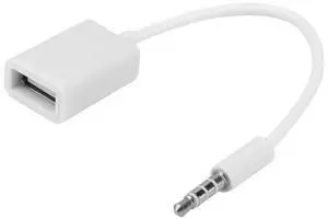 WRIARICH 3.5mm Male AUX Jack to USB 2.0 Type A Female OTG Audio Converter Cable Adapter Cord WRIARICH 3.5mm Male AUX Jack to USB 2.0 Type A Female OTG Audio Converter Cable Adapter Cord