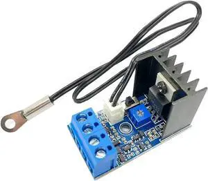WRIARICH DC 12V 1A Automatic Temperature Controlled Fan Speed Controller with Sensor, Supports 2/3/4 Wire PC CPU & Case Fans WRIARICH DC 12V 1A Automatic Temperature Controlled Fan Speed Controller with Sensor, Supports 2/3/4 Wire PC CPU & Case Fans