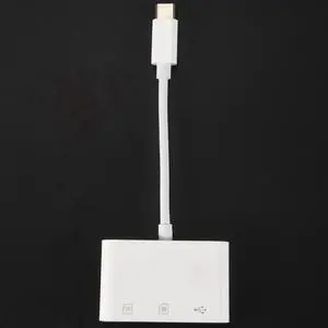 WRIARICH 3 in 1 USB-C OTG Card Reader Hub, Type-C to USB-A + SD + TF Micro SD Memory Card Reader Adapter Compatible with Tablets, Laptops & Smartphones WRIARICH 3 in 1 USB-C OTG Card Reader Hub, Type-C to USB-A + SD + TF Micro SD Memory Card Reader Adapter Compatible with Tablets, Laptops & Smartphones