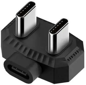 WRIARICH USB C Female to Dual USB C Male Splitter Adapter, 1 to 2 Type-C Converter Hub Support Charging & 480Mbps Data Transfer for Phones, Tablets, Laptops, Power Banks WRIARICH USB C Female to Dual USB C Male Splitter Adapter, 1 to 2 Type-C Converter Hub Support Charging & 480Mbps Data Transfer for Phones, Tablets, Laptops, Power Banks