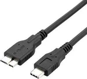 WRIARICH 3.3FT Black USB3.0 USB-C to Micro B Cable, Charging & Data Cord for Samsung S5/Note3 & WD External HDD WRIARICH 3.3FT Black USB3.0 USB-C to Micro B Cable, Charging & Data Cord for Samsung S5/Note3 & WD External HDD
