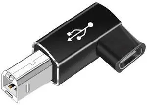 WRIARICH USB C Female to USB B Male MIDI Printer Adapter, USB 2.0 Converter Connector for MIDI Controllers, Electronic Keyboards, Digital Pianos, Synthesizers & Office Printers WRIARICH USB C Female to USB B Male MIDI Printer Adapter, USB 2.0 Converter Connector for MIDI Controllers, Electronic Keyboards, Digital Pianos, Synthesizers & Office Printers