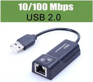 WRIARICH USB 2.0 to RJ45 Ethernet LAN Adapter, 10/100 Mbps Fast Wired Network Card for Desktop & Laptop PC WRIARICH USB 2.0 to RJ45 Ethernet LAN Adapter, 10/100 Mbps Fast Wired Network Card for Desktop & Laptop PC