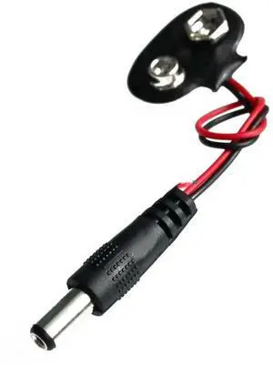 WRIARICH 10 Pack 9V Battery Snap Connector to DC Male Barrel Jack Power Cable, Compatible with Arduino Uno R3 for DIY Electronics Experiments WRIARICH 10 Pack 9V Battery Snap Connector to DC Male Barrel Jack Power Cable, Compatible with Arduino Uno R3 for DIY Electronics Experiments