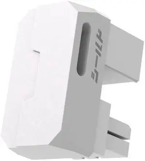 WRIARICH 1 Pack White Shield Series Aluminum 180° U-Turn 8-Pin PCIe GPU Angled Power Adapter for Standard Graphics Cards WRIARICH 1 Pack White Shield Series Aluminum 180° U-Turn 8-Pin PCIe GPU Angled Power Adapter for Standard Graphics Cards