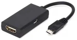 WRIARICH Micro USB 5Pin MHL to HDMI Adapter, 1080P Video Converter Dongle, Connect Android Smartphones to HDTV, Projector & Monitor WRIARICH Micro USB 5Pin MHL to HDMI Adapter, 1080P Video Converter Dongle, Connect Android Smartphones to HDTV, Projector & Monitor